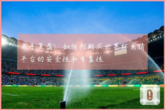老手复盘：如何判断买世界杯竞猜平台的安全性和可靠性